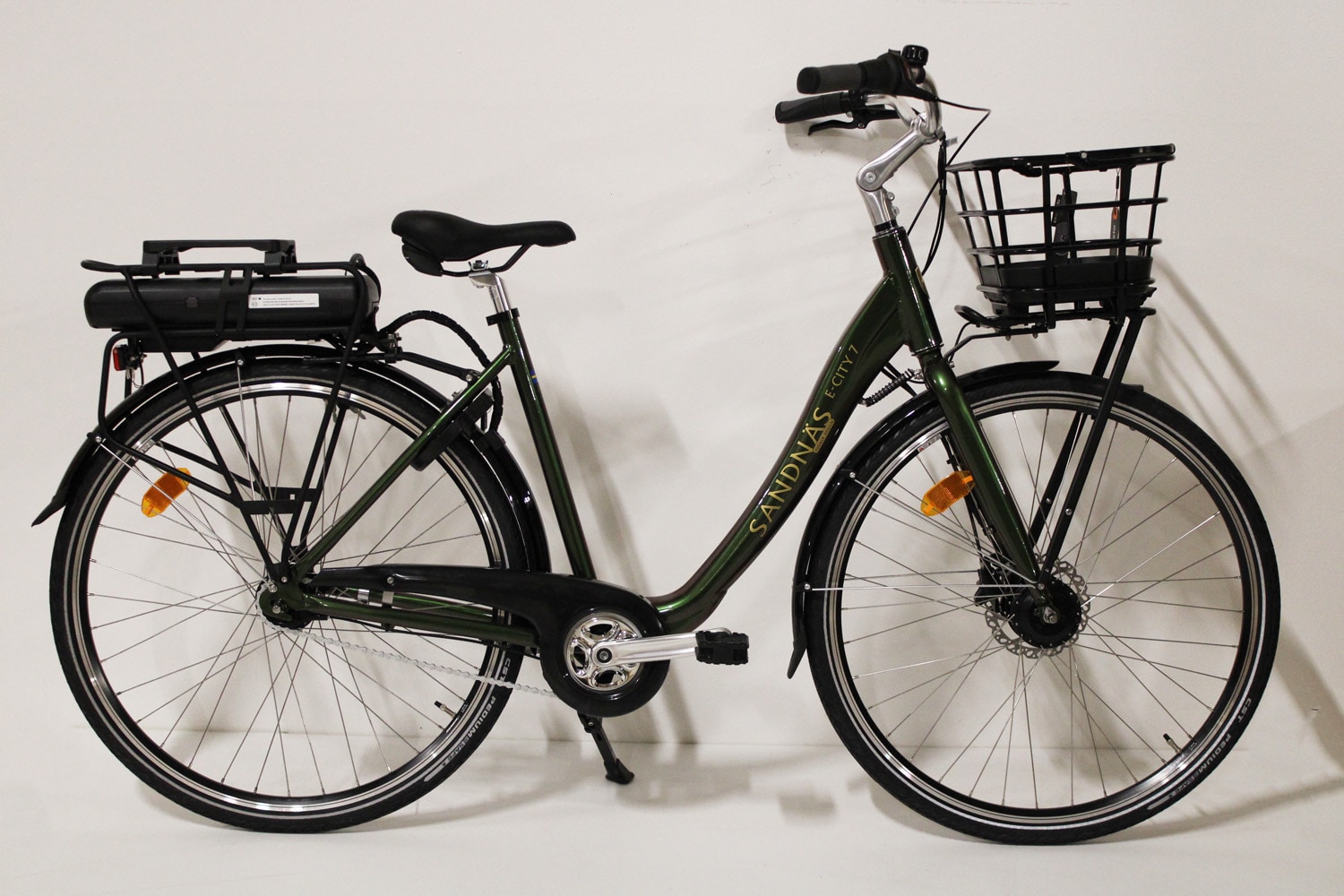 Sandnäs Elcykel E-City 7 Sunshine Green